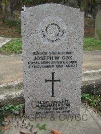 Hong Kong Cemetery - Cox, Richard Charles